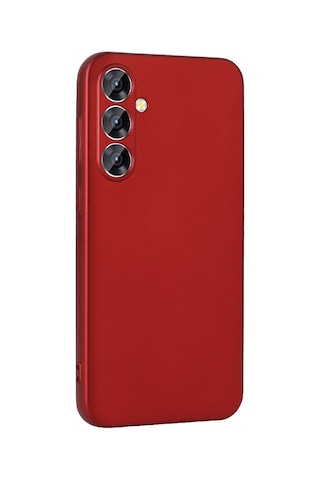 Ardemix Galaxy Uyumlu S24 Uyumlu Premier Silikon Kılıf-kırmızı Kirmizi