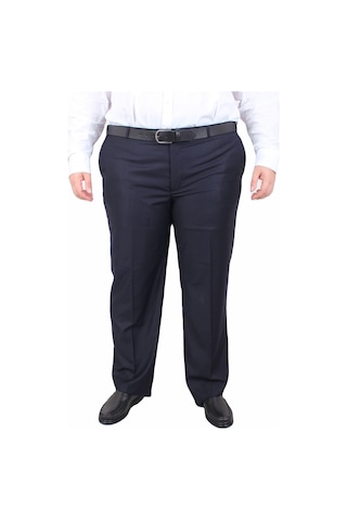Moc Grande Mocgrande Erkek Büyük Beden 6 Drop Kumaş Pantolon Parıs P071011 Lacıvert Lacivert