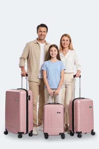 Slazenger Unıon 3 Lü Set Unisex Pembe Valiz