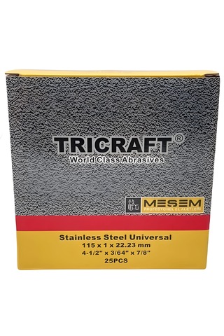 Tricraft 25'li Metal Kesici Taş 115x1.0x22 Mm