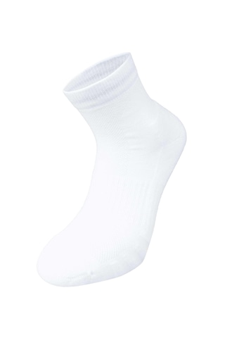 Bolero E98 Unisex Dikişsiz Taban Havlu Kısa Spor Çorap Beyaz
