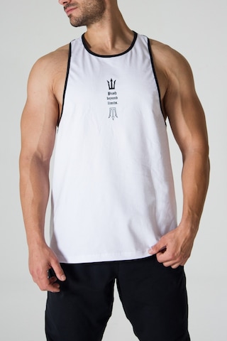 Pose I Down Push Beyond Limit Oversize Atlet BEYAZ