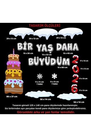 Bir Yaş Daha Büyüdüm Panosu 7