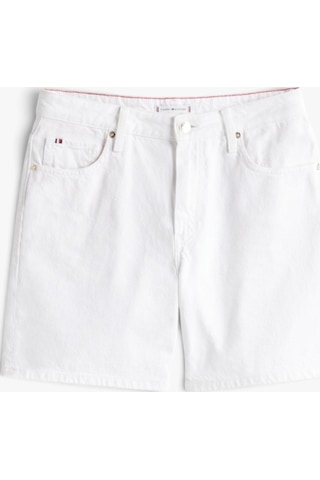 Tommy Hilfiger Dnm Straıght Short Rw Whıte Kadın Beyaz Şort - Ww0ww45924