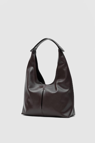 Zaura Salaş Omuz Çantası Acı Kahve Haki - Kahverengi