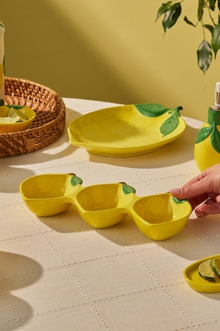 Karaca Lemon Sunumluk 26 Cm Sarı