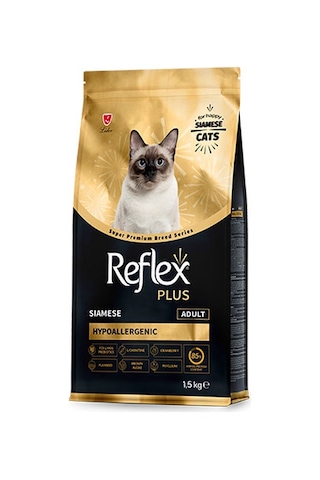 Reflex Plus Hypoallergenic Siamese Yetişkin Kedi Maması 1500 G