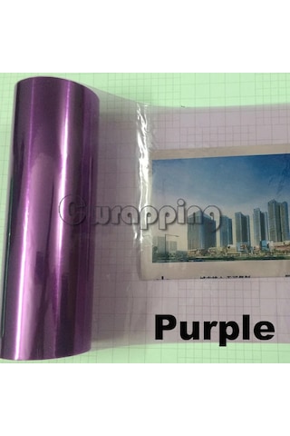 Mor- 40 Cm X 150 Cm-oto Araba Tonu Far Arka Lambası Sis Işık Vinil Duman Film Levhası Etiket Kapak Araba Şekillendirici