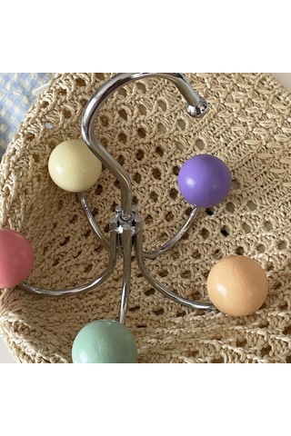 Mufunye Ev İçi Demir Sanatı Döner Kanca: Deliksiz Kurulum, Gardırop/banyo Çekyat Ve Depolama Çözümü 5 Kanca Diğer