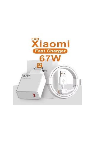 67w Usb Hızlı Şarj Cihazı Xiaomi 14 13 12 11 10 Ultra Redmi Not