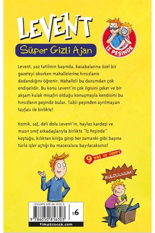 Levent İz Peşinde - Süper Gizli Ajan - Mustafa Orakçı - Timaş Çocuk