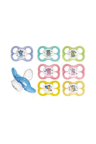 Bebedor Geniş Hava Yüzeyli Kapaklı Emzik No:2 Sarı Renk Sarı