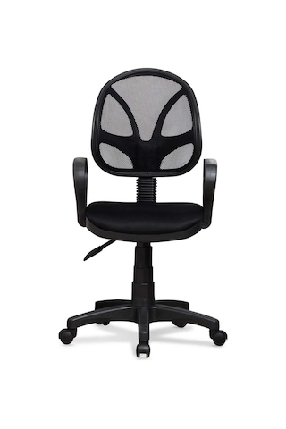 Ev Ve Ofis Çalışma Sandalyesi Bilgisayar Ve Sekreter Koltuğu Bella Model Siyah