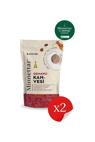 Şekeroğlu Minnettar Osmanlı Kahve 2 x 165 G