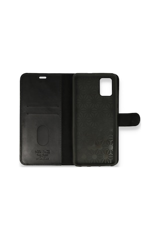Samsung Galaxy Uyumlu A71 Kilif Cüzdanli Standli Miknatisli Kapak 446383308 - Renk / Gold Renk / Gold