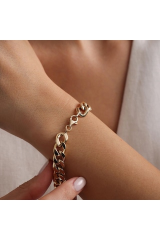 Sembol Gold Gurmet Altın Bileklik 8 Mm Renkli Çok Renkli