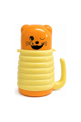 Çocuk Çelik Matara - Emojili - 350 Ml - Sarı - 200339 Çok Renkli