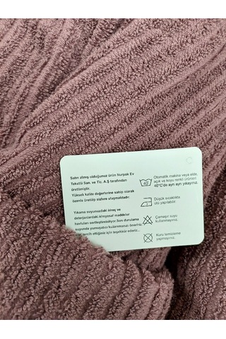 Nurpak Tek Kişilik Bornoz Seti Şalyaka-ekol Mürdüm Beden L-xl Mürdüm