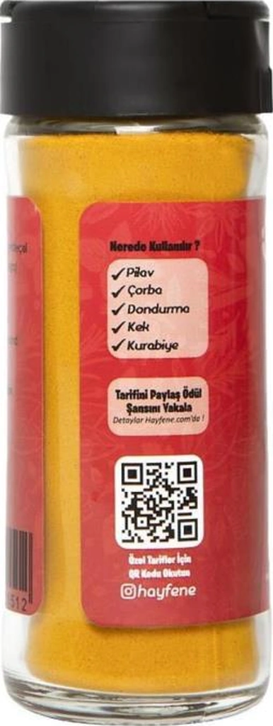 Hayfene Zerdeçal Toz 50 Gr