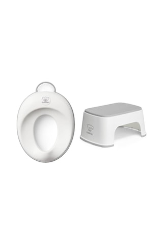 BabyBjörn Klozet Adaptörü & Safe Step Banyo Basamağı White Grey