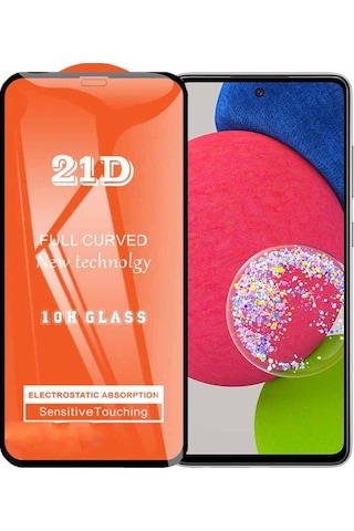 Bs Samsung Uyumlu Galaxy A52s Ekran Koruyucu 21d Tam Kaplayan Kavisli