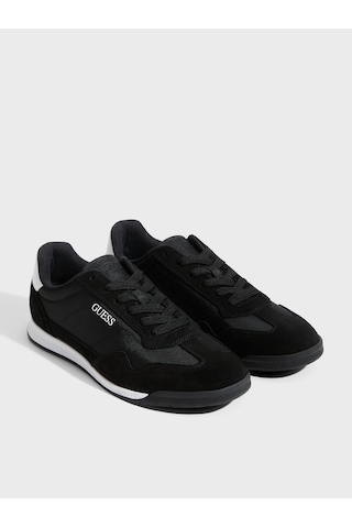 Guess Drean Deri Erkek Sneaker Ayakkabı Fmjdresue12 Siyah