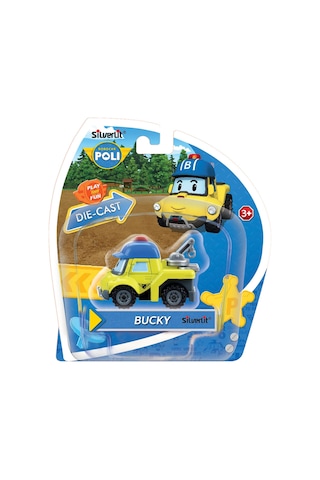 Robocar Poli Metal Araç Karakter Figürler - Bucky