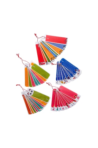 Taşıt Desenli Çarpım Tablosu Çalışma Kartları 4x13 Cm