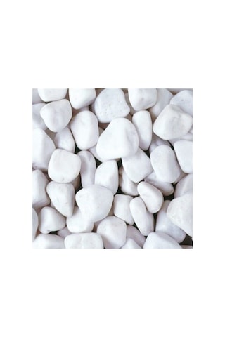 20 Kg Beyaz Dolomit Taş 2-4 Cm Dere Çakıl Taşı Bahçe Süs Taşı Saksı Teraryum Taşı Akvaryum
