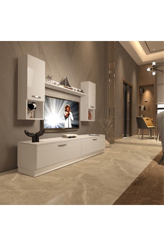 Decoraktiv Eko 5dab Mdf Std Tv Ünitesi Tv Sehpası Beyaz
