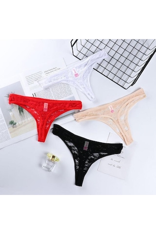 Liona Dantel Kırmızı G-String