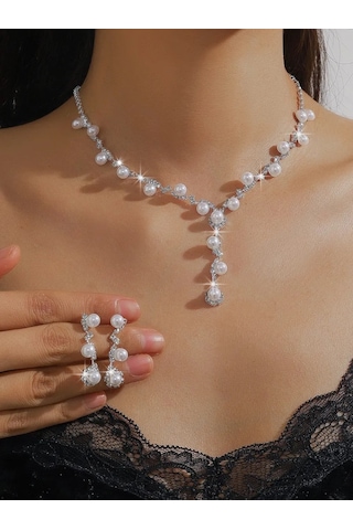 Bijoubijou Boyun Takısı Kolye Kordon Set 264634447