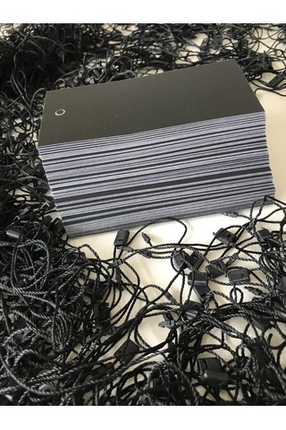 Black Tag Karton Etiketler Ve Giyim Etiketleri 412697727 Diğer