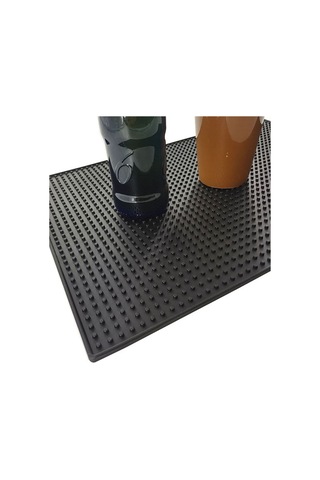 30x45 Cm. 5 Mm. Mat Siyah Renk Büyük Bar Lastiği Cin920