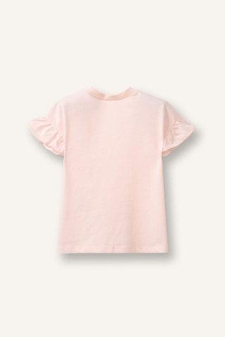Defacto Çiçekli Tişört Kız Bebek Z9212a226smpn436 Pembe-pn436