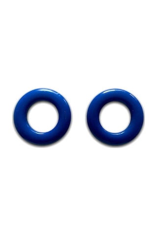 Alesta Home Lacivert Plastik Yuvarlak 10'Lu Perde Kapsülü 35 Mm