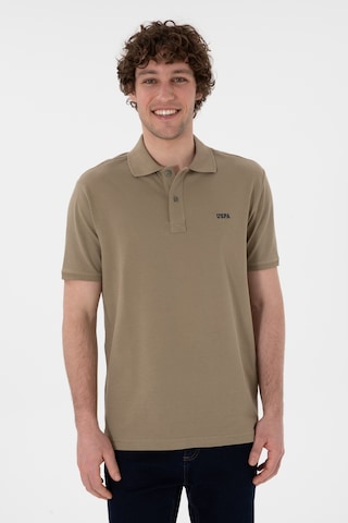 U.S. Polo Assn. Erkek Regular Fit Polo Yaka Haki Basic Tişört 50306007-VR027