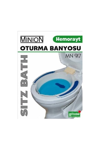 Minion Hasta Hemoroid Basür Oturma Küveti Banyosu Tuvaleti