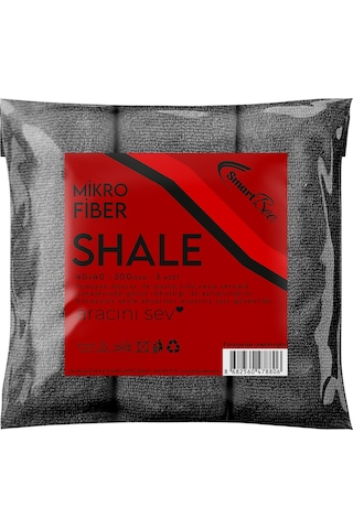 Smartbee Shale 3'Lü Mikrofiber Lazer Kesim Parlatma Bezi 40X40