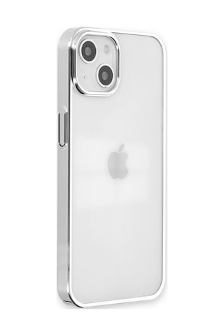 Apple iPhone Uyumlu 14 Plus Kılıf Element Silikon - Gümüş