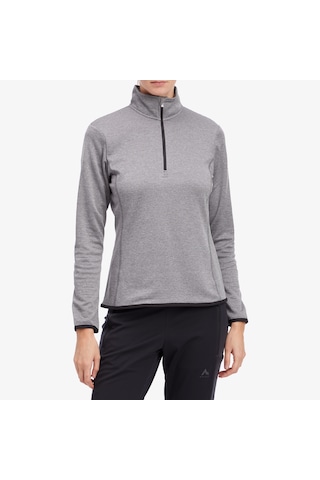 Mckinley Andrea Half Zip Uzun Kollu Kadın Gri Üst 424810 Gri