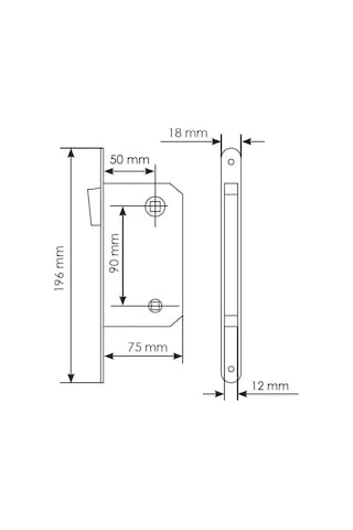 Morellı Mm 2090 Bl Manyetik Kilit, Siyah 317268049