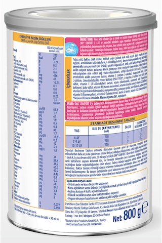 Sma Comfort 2 Devam Sütü 800 G