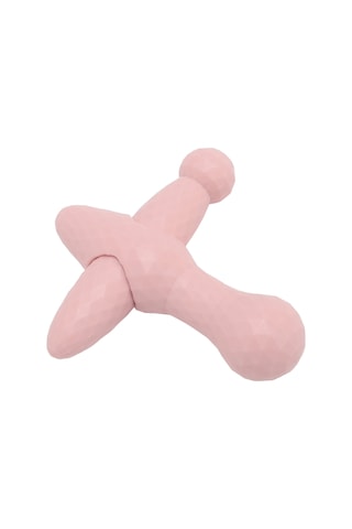 Moveevo El Tipi Masaj Aleti, Çift Başlı Akupresür Ve Myofascial Serbestleştirme, Derin Doku Masajı, Portatif Ve Parçalanabilir, Pembe Pembe