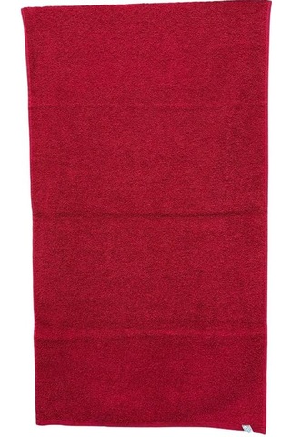 Kuaförler İçin Yüksek Emici A Kalite Baş Havlusu 90x50 Cm Kırmızı Siyah
