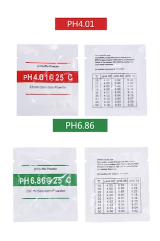 250 Ml Ph Tampon Çözelti Tozu Ph Test Ölçüm Cihazı Tedbir Kalibra