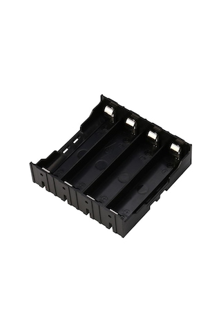 18650x4 Şarj Edilebilir Pil Tutucu Dıy Plastik Pil Saklama Kutusu Tutucu Kılıf