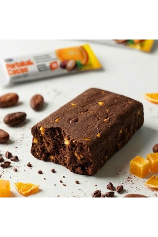 Portakal Ve Kakao Aromalı Protein Bar 45 G Protein İçeren Atıştırmalık Ve Sporcu Barı 3 Adet