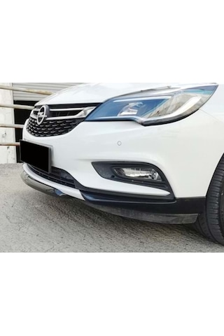 Opel Astra K Twin Ön Flap Ön Tampon Flap 2015+ P Black , Abs Plastik
