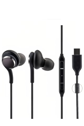 Nexiva Apple Uyumlu iPhone 15 16 17 Plus Air Pro Pro Max Ile Type-c Mikrofonlu Kablolu Kulaklık Kulakiçi